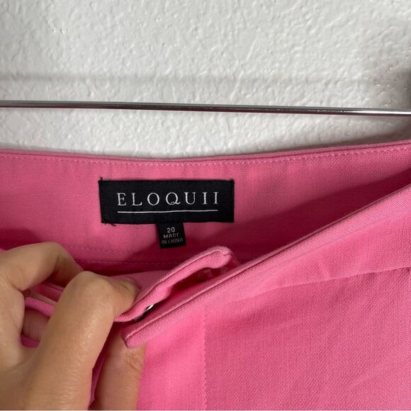Eloquii Pink Trouser Pants Size 20 - Picture 3 of 4